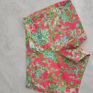 Lilly Pulitzer Adie Shorts Flamingo Pink Southern